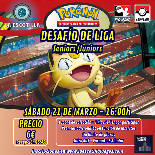 [EVENTO] Pokémon TCG - SENIORS/JUNIORS- Desafío de Liga 21 de Marzo