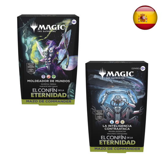 [PREPEDIDO] El Confín de la Eternidad - Set completo de mazos de commander (Español)
