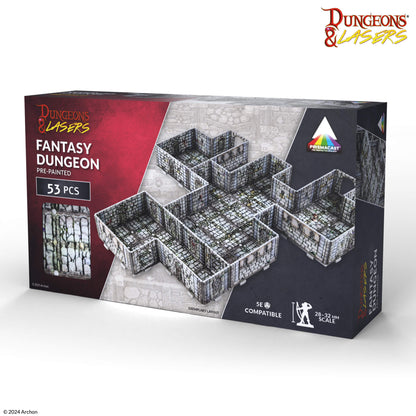Dungeons & Lasers: Fantasy Dungeon: Pre-Painted