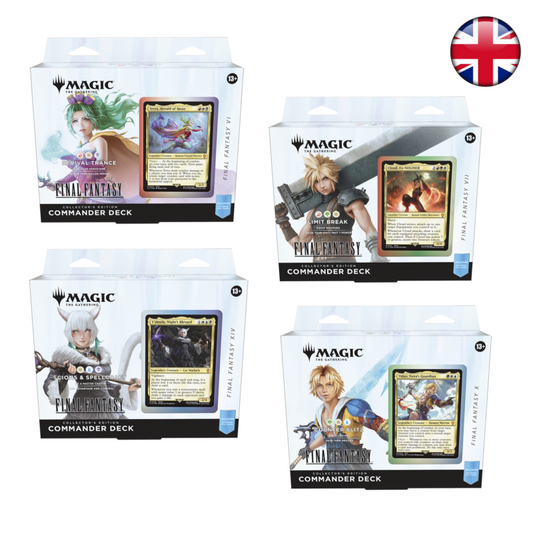 [PREPEDIDO] Final Fantasy - Set completo de mazos de commander edición coleccionista (Inglés)