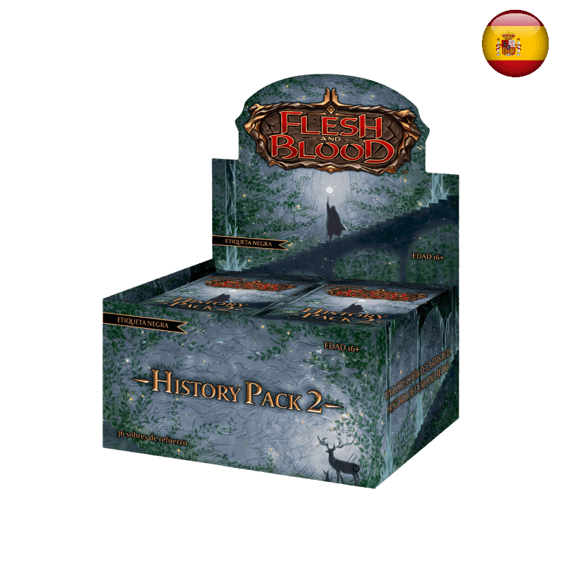 Flesh & Blood - History Pack 2 - Etiqueta Negra caja de sobres (Español)