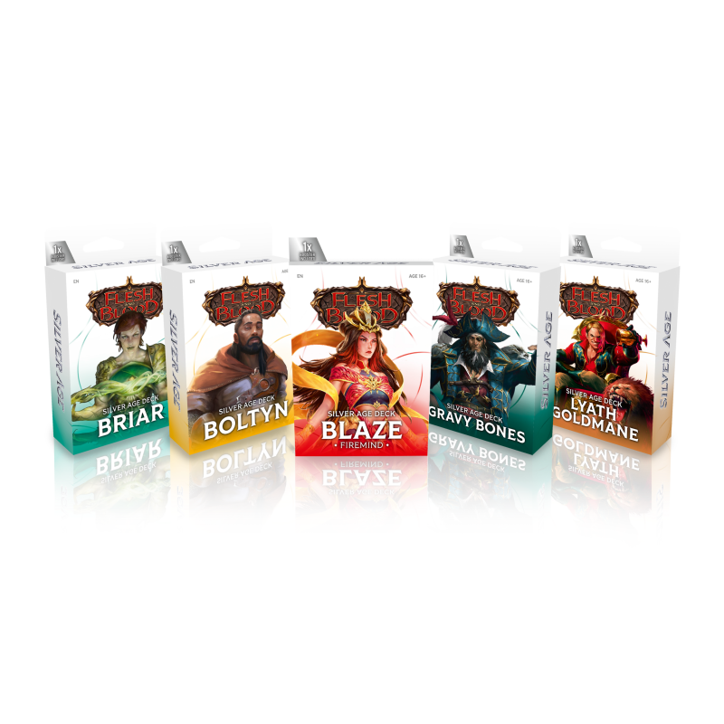 Flesh & Blood TCG - Silver Age: Chapter 3 Decks (Inglés)
