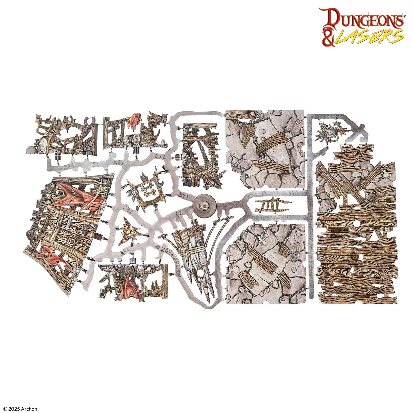 [PREPEDIDO] Dungeons & Lasers: Goblin Lair: Pre-Painted