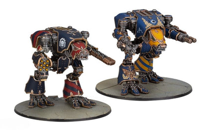 Legions Imperialis: Warhound Titans With Ursus Claw and Melta