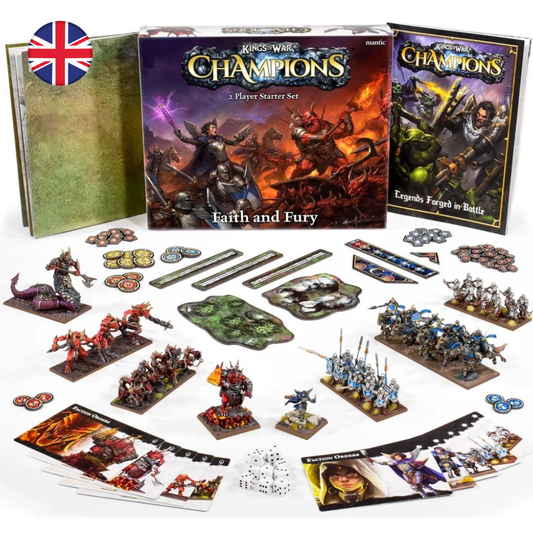 KoW: Champions Faith & Fury 2-Player Set (Inglés)