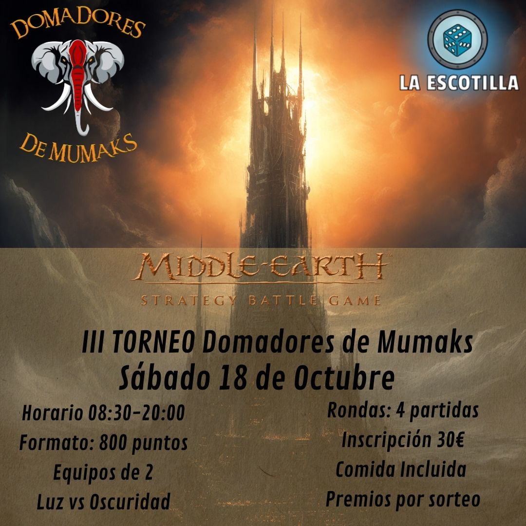 [EVENTO] III Torneo Domadores de Mumaks