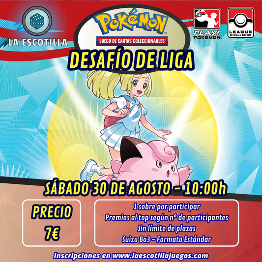 Pokémon TCG - Desafío de Liga 30 de Agosto