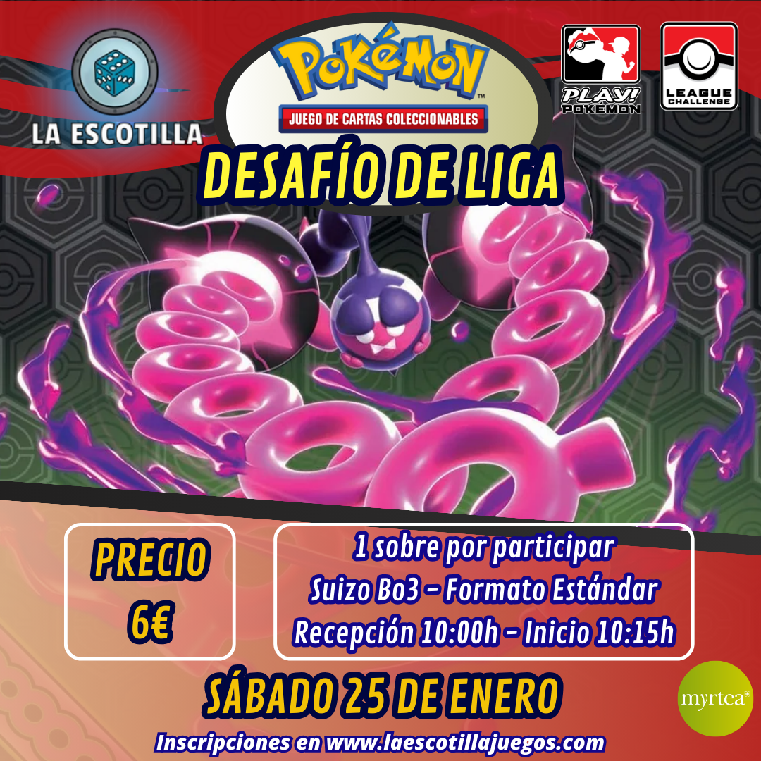 [EVENTO] Pokémon TCG - Desafío de Liga 25 de Enero