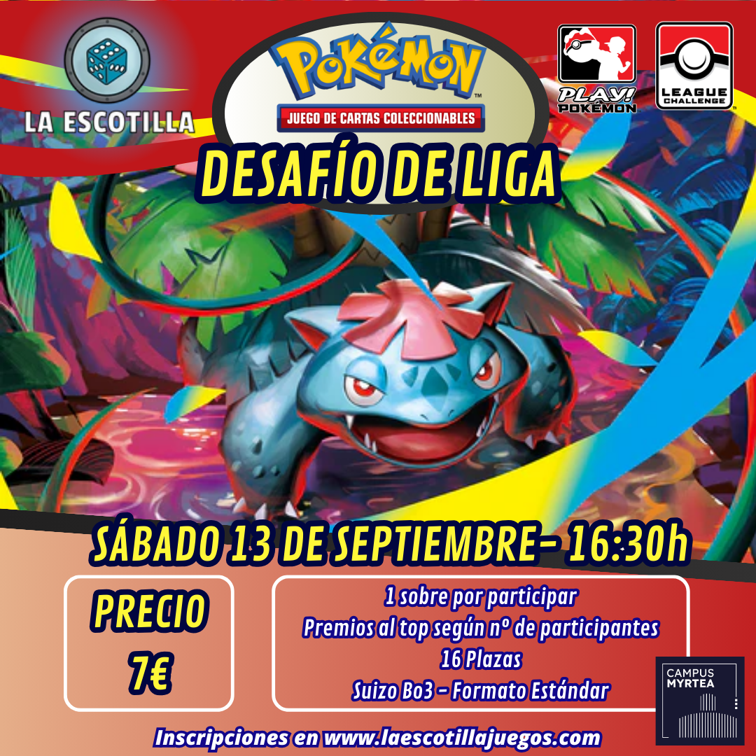 [EVENTO] Pokémon TCG - Desafío de Liga 13 de Septiembre