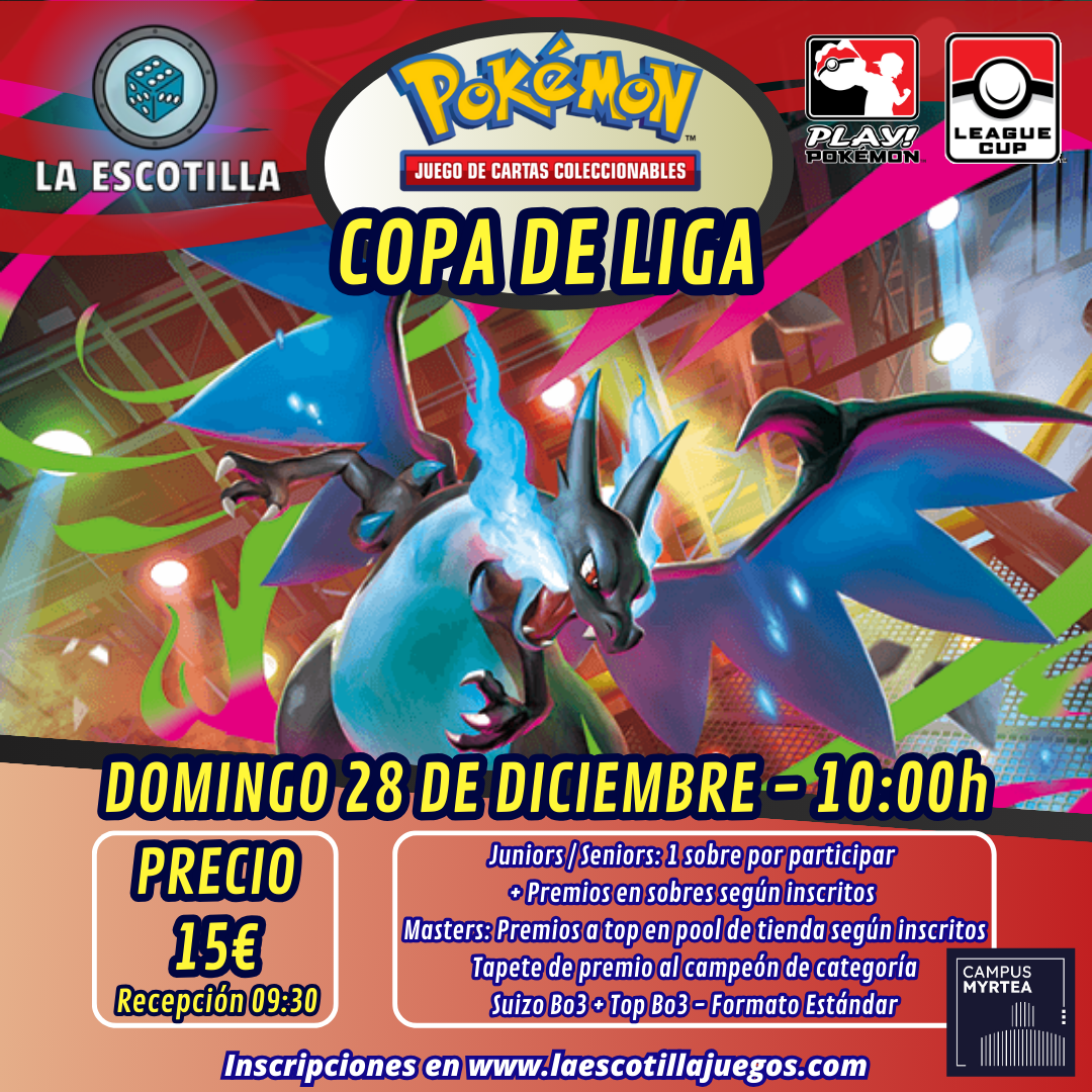 [EVENTO] Pokémon TCG - Copa de Liga 28 de Diciembre