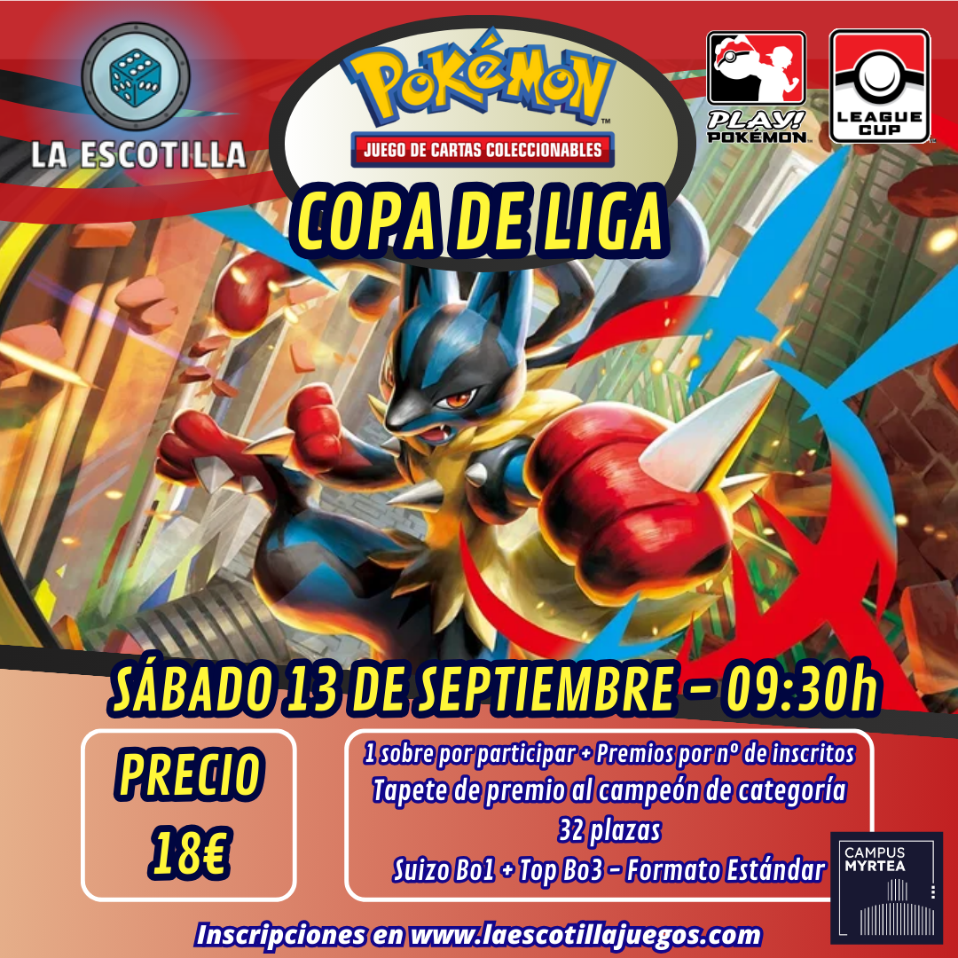 [EVENTO] Pokémon TCG - Copa de Liga 13 de Septiembre