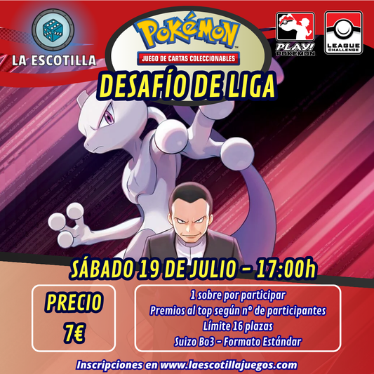 Pokémon TCG - Desafío de Liga 19 de Julio