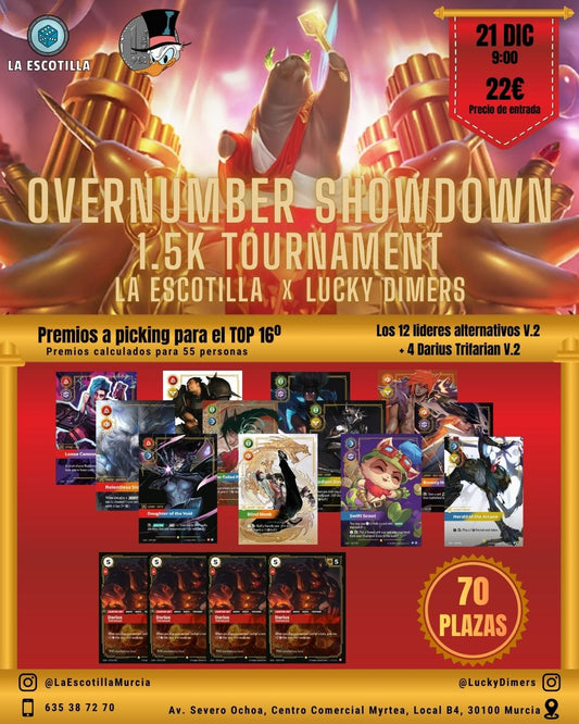 [EVENTO] Overnumber Showdown 1.5K Tournament (Riftbound) 21/12/2025