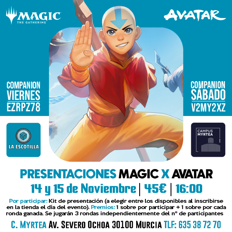[EVENTO] Presentación - Avatar: la leyenda de Aang