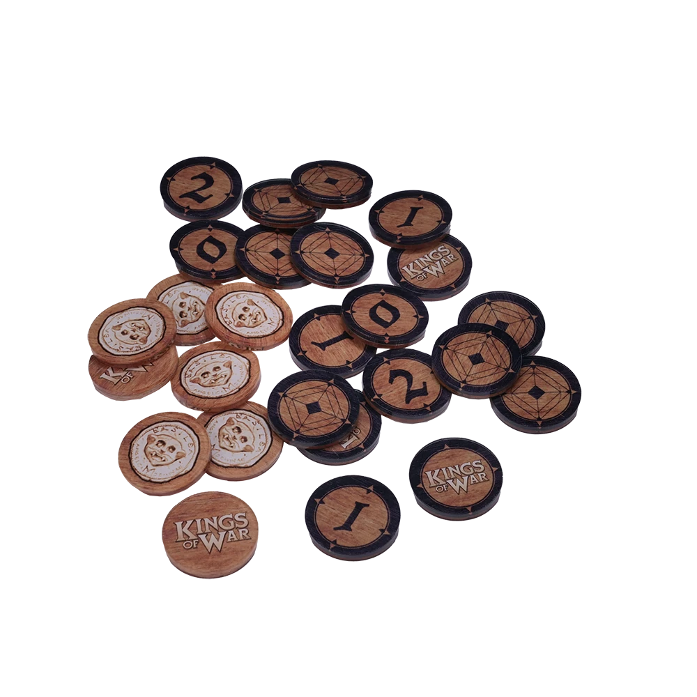 [PREPEDIDO] Kings Of War: Scenario And Objective Token Set