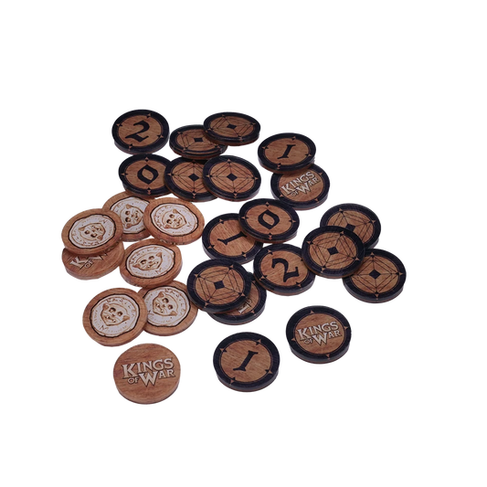 [PREPEDIDO] Kings Of War: Scenario And Objective Token Set