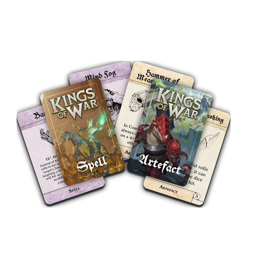[PREPEDIDO] Kings Of War: Spell And Artefact Cards