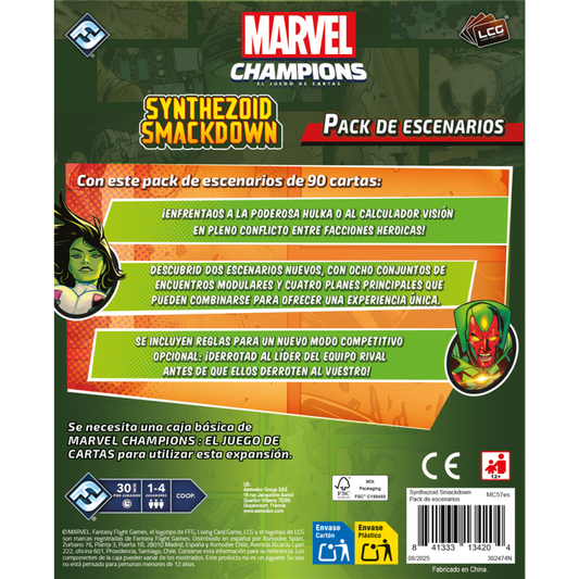 [PREPEDIDO] Marvel Champions: Synthezoid Smackdown - Pack de Escenario