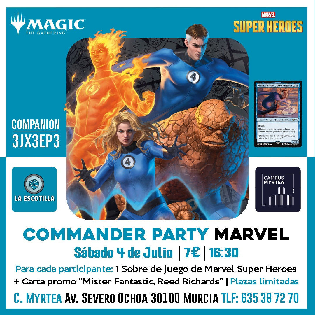 [EVENTO] Magic The Gathering - Marvel Super Heroes Commander Party