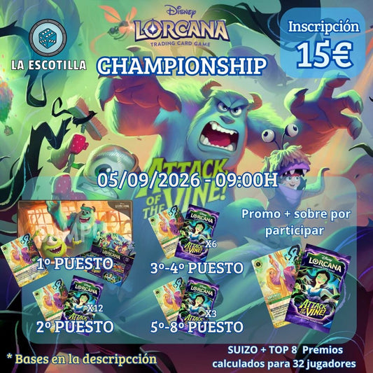 [EVENTO] Disney Lorcana: Championship Attack of the Vine