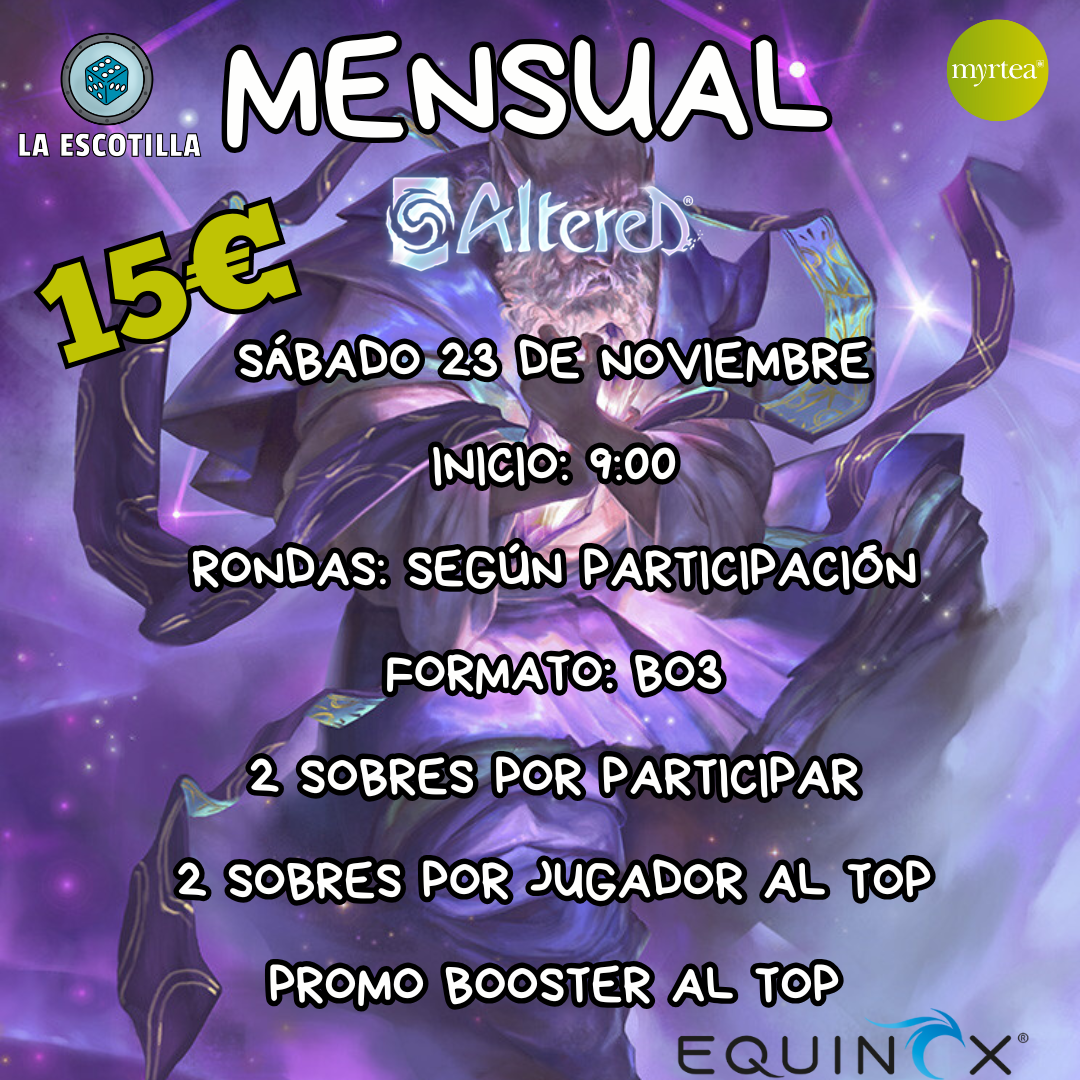 [EVENTO] Mensual Altered 23 de Noviembre