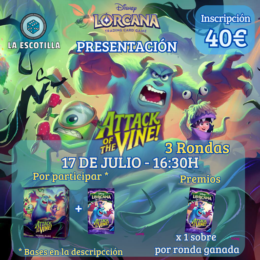 [EVENTO] Lorcana - Presentación Attack of the Vine - 17 de Julio a las 16:30h