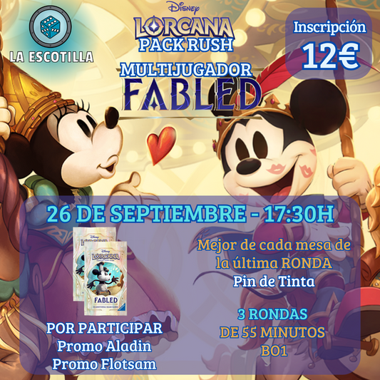 [EVENTO] Lorcana - Pack Rush Multijugador