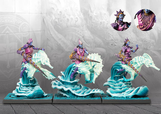 Sorcerer Kings: Marid Lancers Para Bellum Conquest Wargame
