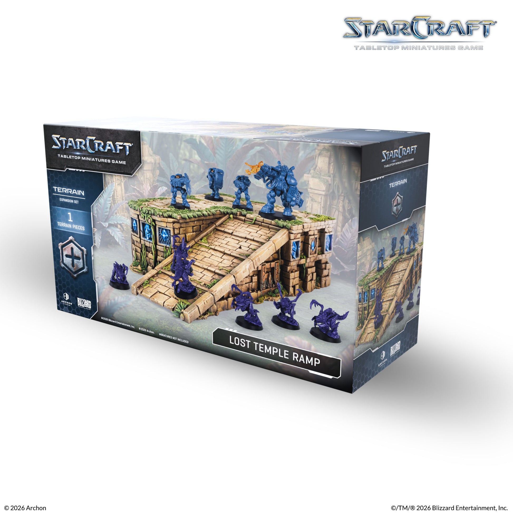 Starcraft: Lost Temple Ramp, Tabletop Miniature Game, Archon Studio, Wargame