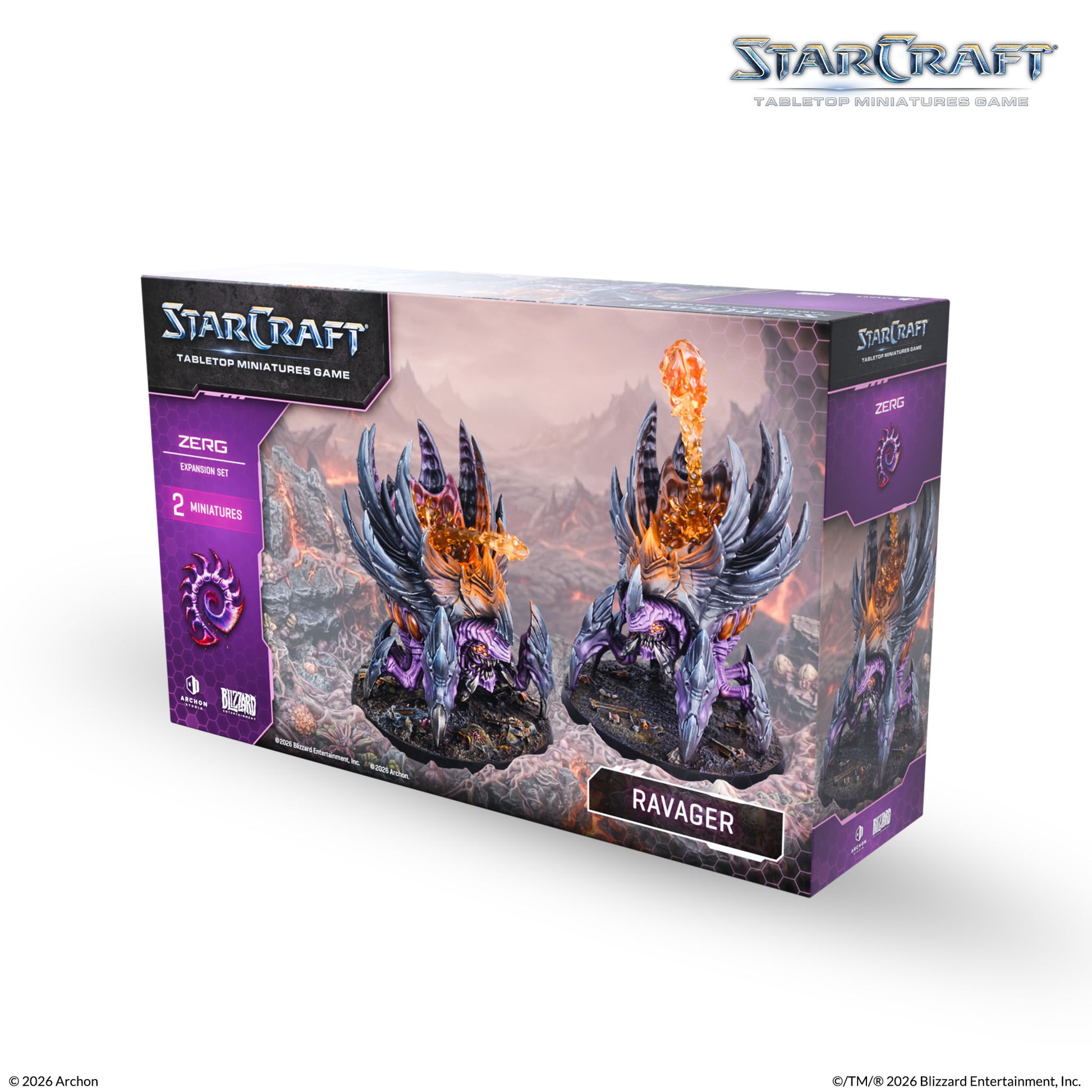 Starcraft: Ravager - Zerg, Tabletop Miniature Game, Archon Studio, Wargame