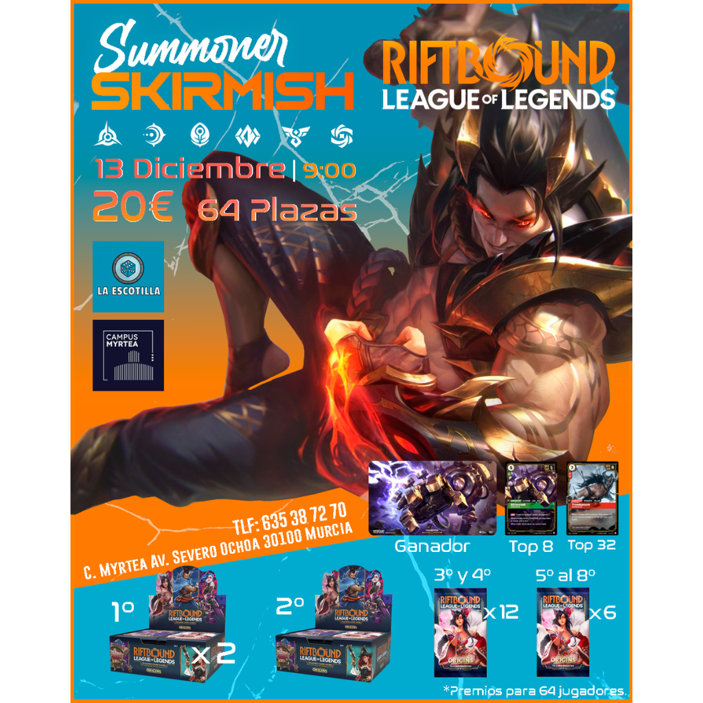 [EVENTO] Summoner's Skirmish 13 diciembre 2025 Riftbound