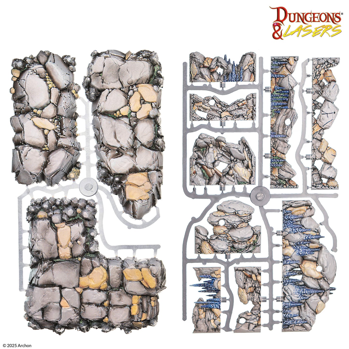 [PREPEDIDO] Dungeons & Lasers: Rocky Caves: Pre-Painted