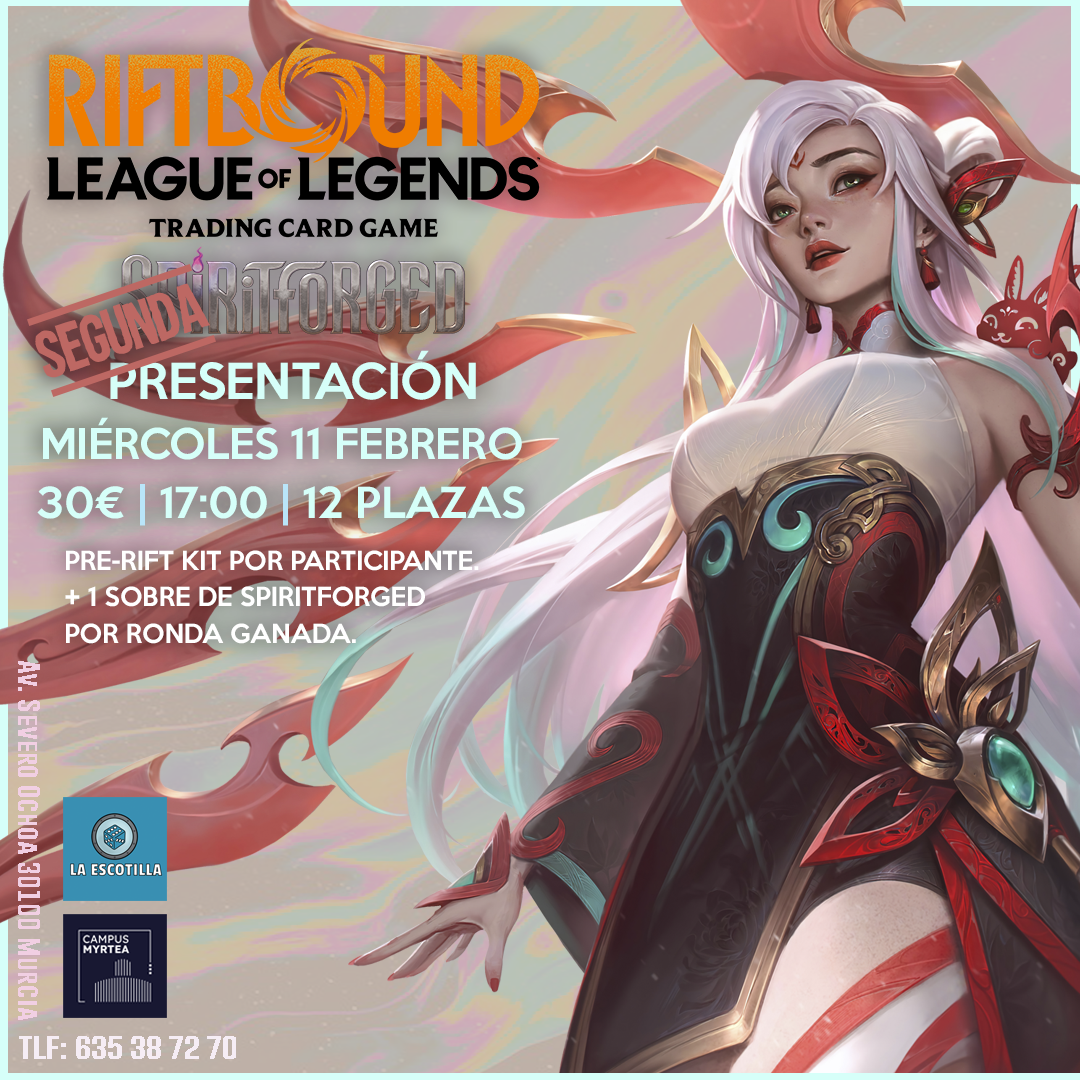 [EVENTO] 2ª Presentación Riftbound Spiritforged 11/2/26