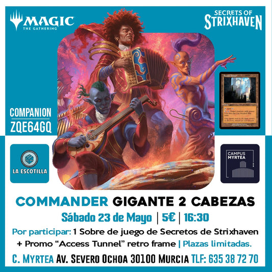 [EVENTO] Magic The Gathering - Secretos de Strixhaven Commander de Gigante de dos cabezas