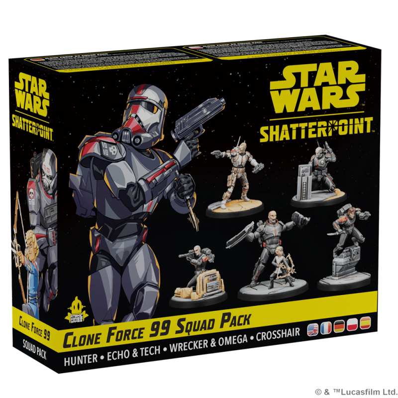 [PREPEDIDO] Star Wars: Shatterpoint - Clone Force 99 Squad Pack