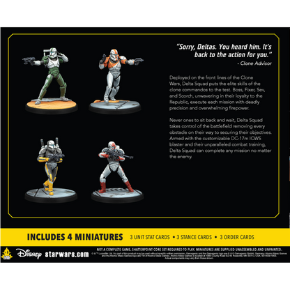 [PREPEDIDO] Star Wars: Shatterpoint - Delta Squad, Form Up Squad Pack