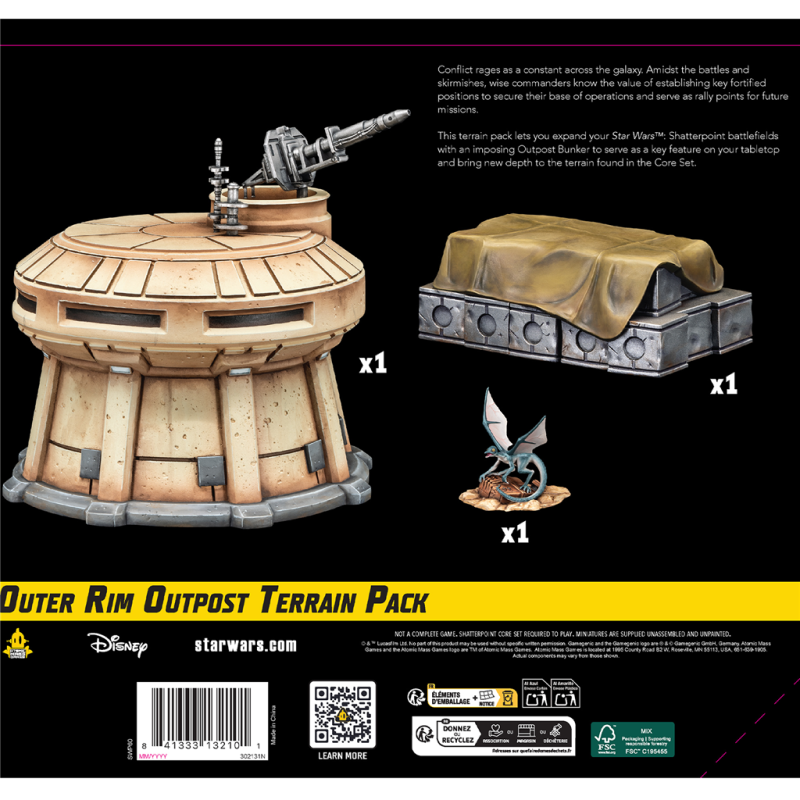 [PREPEDIDO] Star Wars: Shatterpoint - Outer Rim Outpost Terrain Pack
