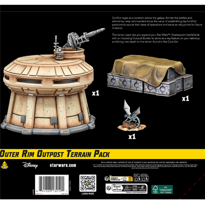 [PREPEDIDO] Star Wars: Shatterpoint - Outer Rim Outpost Terrain Pack