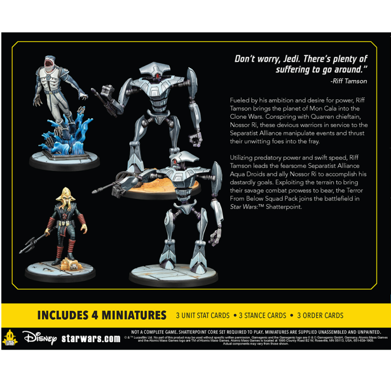 [PREPEDIDO] Star Wars: Shatterpoint - Terror From Below Squad Pack