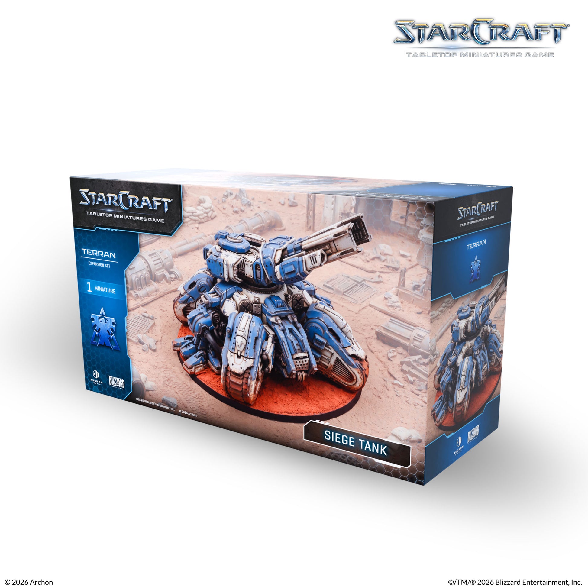 Starcraft: Siege Tank - Terran, Tabletop Miniature Game, Archon Studio, Wargame