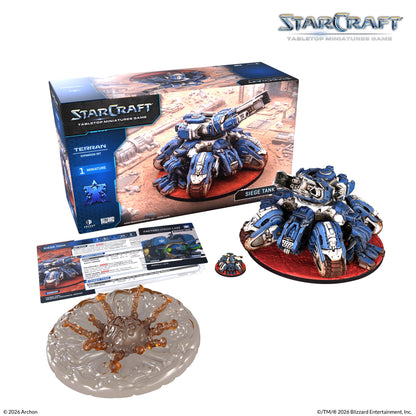Starcraft: Siege Tank - Terran, Tabletop Miniature Game, Archon Studio, Wargame