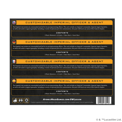 [PREPEDIDO] Customizable Imperial Officer & Agent
