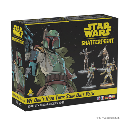 [PREPEDIDO] Star Wars: Shatterpoint - We Don’t Need Their Scum Squad Pack