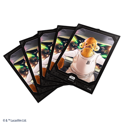 Gamegenic - Star Wars Unlimited - Art Sleeves Admiral Ackbar