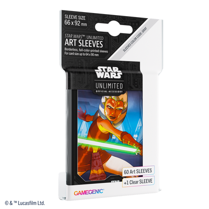 [PREPEDIDO] Gamegenic - Star Wars Unlimited - Art Sleeves Ahsoka Tano