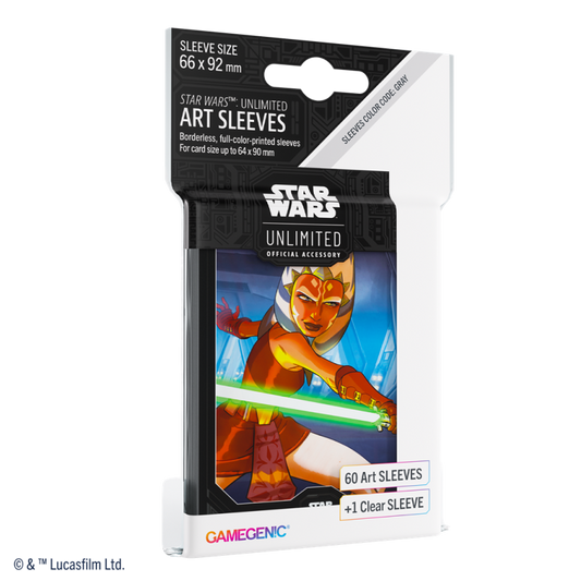 [PREPEDIDO] Gamegenic - Star Wars Unlimited - Art Sleeves Ahsoka Tano