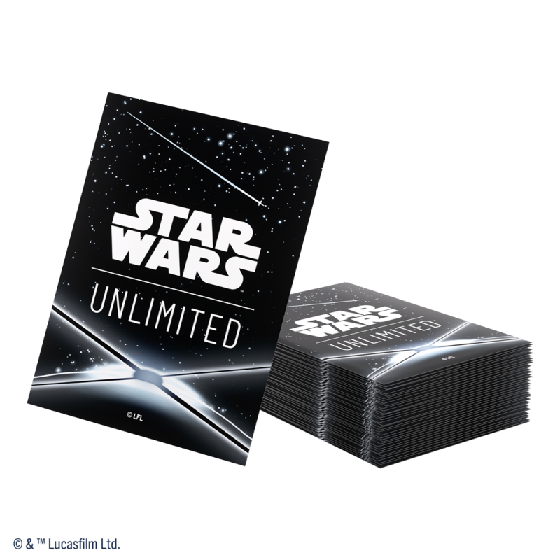 Gamegenic - Star Wars Unlimited - Art Sleeves Card Back Black