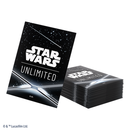 Gamegenic - Star Wars Unlimited - Art Sleeves Card Back Black