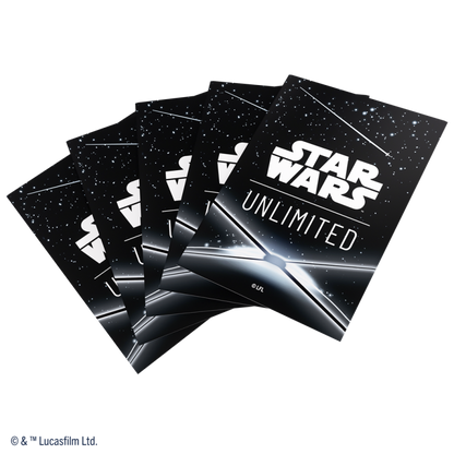 Gamegenic - Star Wars Unlimited - Art Sleeves Card Back Black