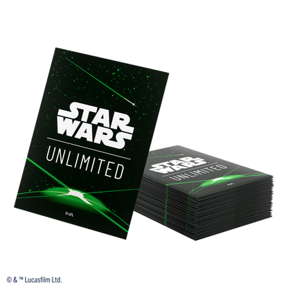 Gamegenic - Star Wars Unlimited - Art Sleeves Card Back Green